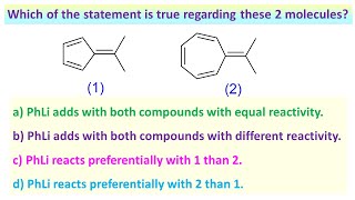 MCQ169 On Phenyl lithium reaction vs Aromaticity by Dr Tanmoy Biswas PhD for NEET IITJEE BSMS [upl. by Sollars]