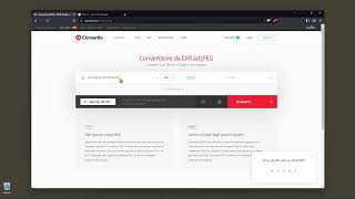 Videoguida  Convertire EXR in JPG Facile Veloce Gratis Con il Sito Web Convertio o Gimp [upl. by Ynnam]