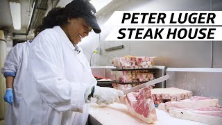 How Legendary NY Steakhouse Peter Luger Makes the Perfect Steak — Plateworthy with Nyesha Arrington [upl. by Attaymik]