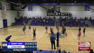 High School Volleyball Breathitt County vs Letcher County Central  09182024 [upl. by Ruhnke]