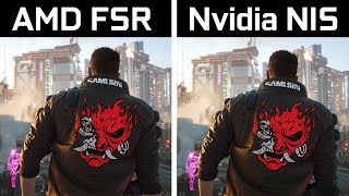 Nvidia Image Scaling NIS vs AMD FidelityFX Super Resolution FSR  Test in 6 Games [upl. by Hartzke]