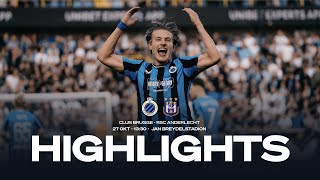 CLUB BRUGGE  RSC ANDERLECHT  HIGHLIGHTS  20242025 [upl. by Pega]