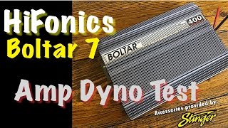 1989 HiFonics Boltar VII Overview and Amp Dyno Test [upl. by Chaffinch]