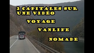 Obligés de prendre un sens interdit  2 capitales dans cette vidéo campingcar voyage campingcar [upl. by Talmud]