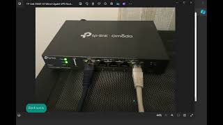 TP Link ER605 V2 Wired Gigabit VPN Router Setup [upl. by Dorothi]