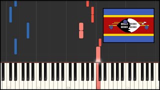 Eswatini National Anthem Piano Tutorial [upl. by Euqinehs257]