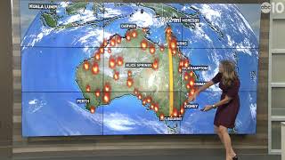 How the size of the Australian bushfires compare to California  Australia Wildfire Explained [upl. by Norling124]