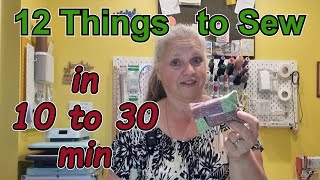 Last minute Christmas stocking stuffers 12 things to sew in under 30 minutes Gift ideas in a flash [upl. by Akerehs19]