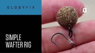 CARPologyTV  OlogyFix How to tie a simple wafter rig [upl. by Aiekam]