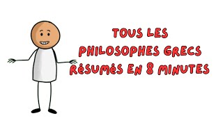 Tous les philosophes grecs résumés en 8 minutes ⏳🧠 Philosophie [upl. by Colvin]