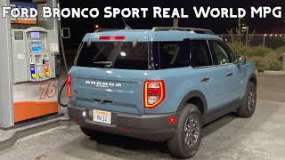 Ford Bronco Sport Real World Highway MPG Test [upl. by Kesley]