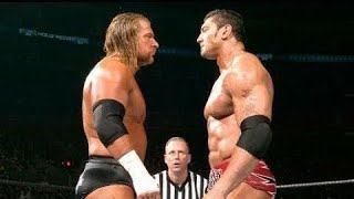 WWE Backlash  Triple H vs Batista  World Heavyweight Championship  Best of WWE [upl. by Wicks]