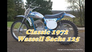 Classic 1972 Wassell Sachs 125 Dirtbike [upl. by Shlomo]