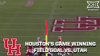 Houston GameWinning Field Goal vs Utah [upl. by Randene966]