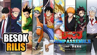 JUMP Assemble MOBA Anime Besok Rilis Inilah List Semua Karakternya [upl. by Lange]