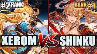 GBVSR 🔥 Xerom Charlotta vs Shinku Vira 🔥 High Level Gameplay [upl. by Wiltsey]