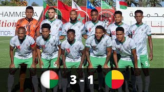 Madagascar 3  1 Bénin  Tournoi amical au Maroc [upl. by Otsenre]