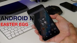 How to get to Android N quotNougatquot easter egg [upl. by Nosilla]