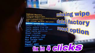 Factory Reset Option Missing🧐 Why its Missing and How to Fix It [upl. by Oiciruam]