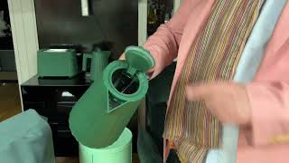 Alessi Kettle PLISSE Green 17L 1L [upl. by Ecnesse]