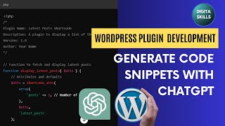 Generate Code Snippet Shortcode with ChatGPT  WordPress Plugin Development with AI for Beginners [upl. by Kubetz]