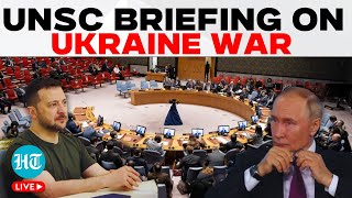 UNSC LIVE UN Security Council Holds Briefing After Russias Latest Drone Missile Attack On Kyiv [upl. by Oiruam]