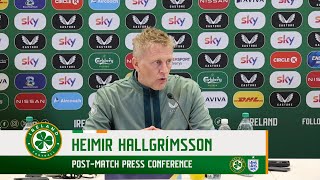 POSTMATCH PRESS CONFERENCE  Heimir Hallgrímsson  Ireland 02 England [upl. by Clementine]