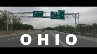 Ohio Interstate 80 Full State Westbound 4K60 with timestamps [upl. by Leitnahs]