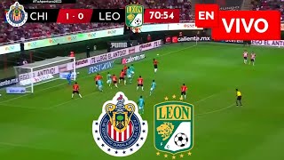 🔴 CHIVAS VS LEON EN VIVO Y EN DIRECTO  LIGA MX APERTURA 2024 [upl. by Easton]