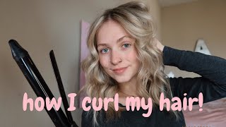 HOW TO USE A CURLING IRON WITH A CLAMP [upl. by Inman]