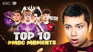 TOP 10 MOMENTS OF PMGC 2022 FINALS  PUBG MOBILE [upl. by Gambell744]