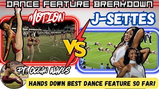 This was a bomb feature  TSU Motion VS JSU JSettes Dance feature breakdown 2024 [upl. by Abrahamsen817]