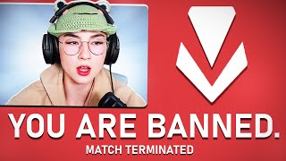 I GOT BANNED IN VALORANT   Kyedae [upl. by Adelpho459]