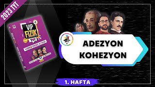 Adezyon ve Kohezyon Konu Anlatımı  2023 TYT Fizik KAMPI [upl. by Bearnard]