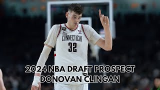 Connecticut Huskies center amp 2024 NBA Draft potential top overall pick Donovan Clingan highlights [upl. by Alyt402]