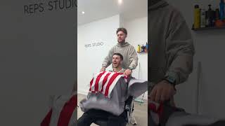 The mags hate it 😂 newcastleutd sunderlandafc barbershop funnymomentd [upl. by Llib]