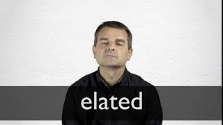 How to pronounce ELATED in British English [upl. by Blumenthal]