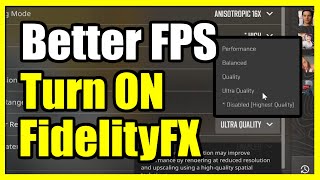 How to Turn on FidelityFX for Better FPS in Counter Strike 2 Performance Tutorial [upl. by Latreese]