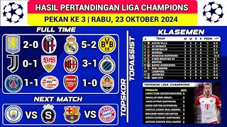 Hasil Liga Champions Tadi Malam  Real Madrid vs Dortmund  AC Milan vs Club Brugge  UCL 2024 [upl. by Annaes778]