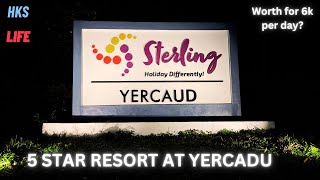 💥Luxury stay at yercadu Review 💥 Sterling 5⭐ resort Yercadu  resort yercadu review [upl. by Dloraj]