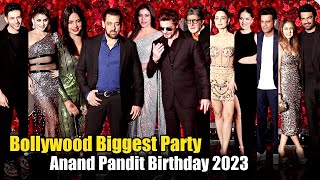 UNCUT Anand Pandit Birthday Celebration  Salman KhanSRKKajolAmitabhHrithikKapil [upl. by Jacinda325]