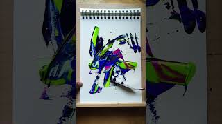 abstractpainting art shortvideo [upl. by Shuma]