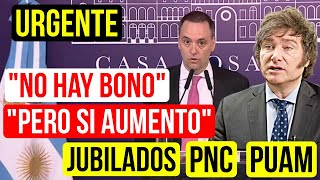 💥NO HAY BONO y si AUMENTO❗ para los Jubilados y Pensionados de la Anses en Enero MileiCaputo [upl. by Aneeres]