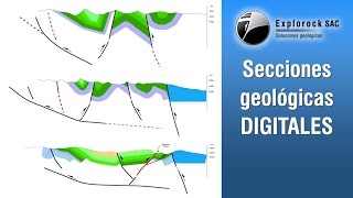 Cómo construir una sección geológica DIGITAL [upl. by Omik]