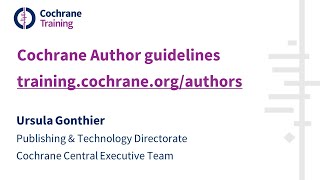 Cochrane Author guidelines walkthrough [upl. by Goldi]