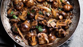 Garlic Butter Mushrooms amp Onions [upl. by Lednek]