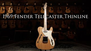 1969 Fender Telecaster Thinline [upl. by Suoiluj519]