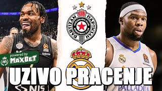 PARTIZAN vs REAL MADRID  Stefan Milicevic LIVE [upl. by Ahern]