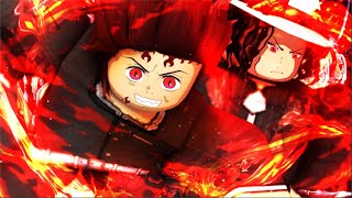 DEMON KING TANJIRO vs Yoriichi BUT WINNER Gets 10k ROBUX ft REVOLT433 [upl. by Latnahs]