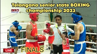 FINAL MATCH TELANGANA SENIOR STATE BOXING CHAMPIONSHIP2023 AT HYDERABAD [upl. by Anenahs]